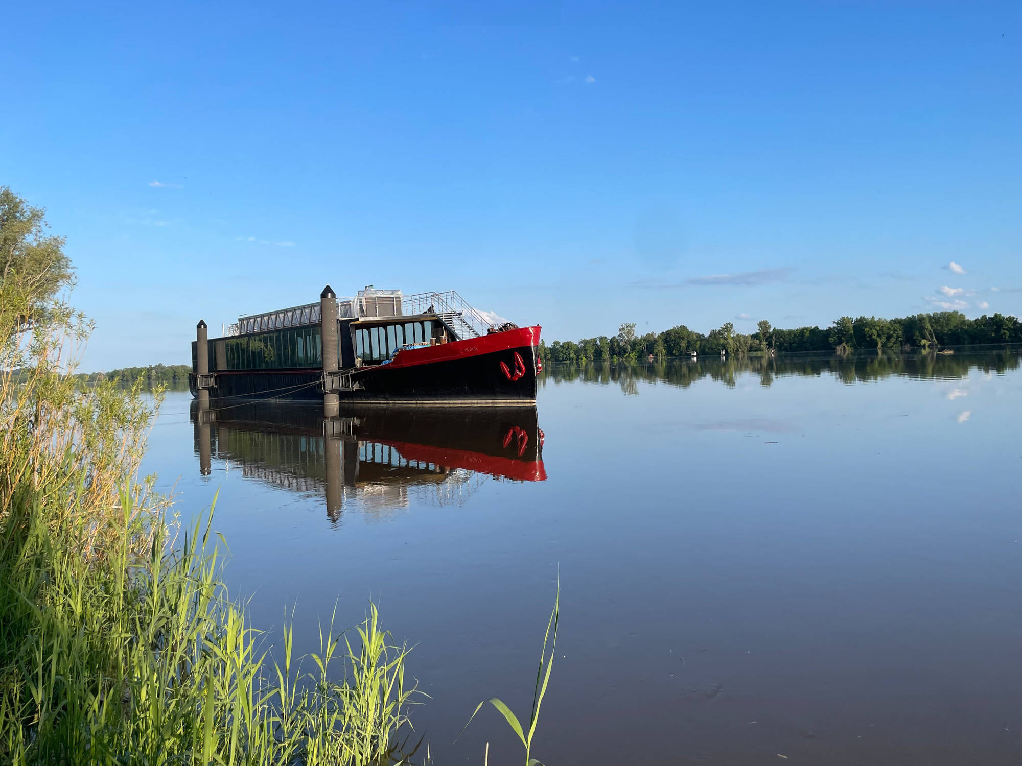 Péniche du Mascaret travaux finis